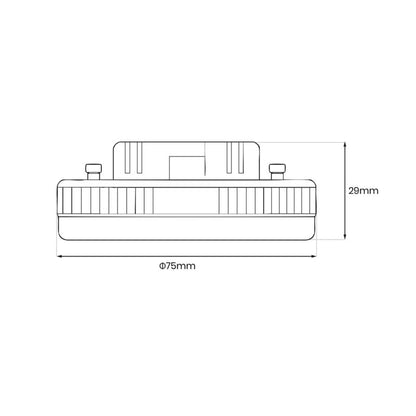 LED-pære GX53 490 lm 3000 K Varm Hvid