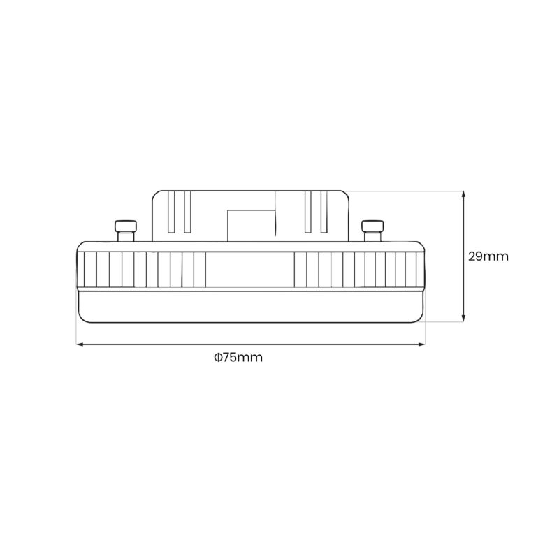 LED-pære GX53 490 lm 4000 K
