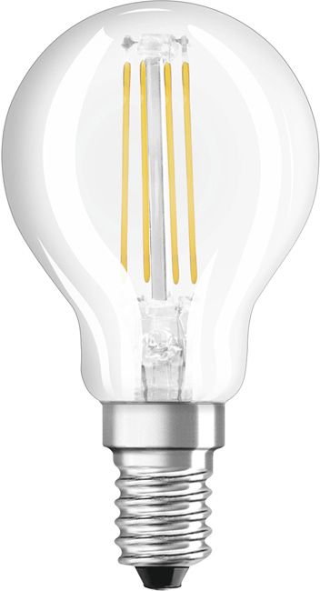 LED-pære E14 6,5 W 806 lm Gennemsigtig Varm Hvid Dæmpbar