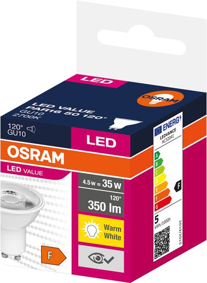 LED-pære Osram GU10 350 lm 2700 K 120°