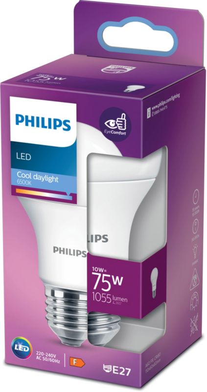 Philips A60 LED-pære E27 1055 lm 6500 K