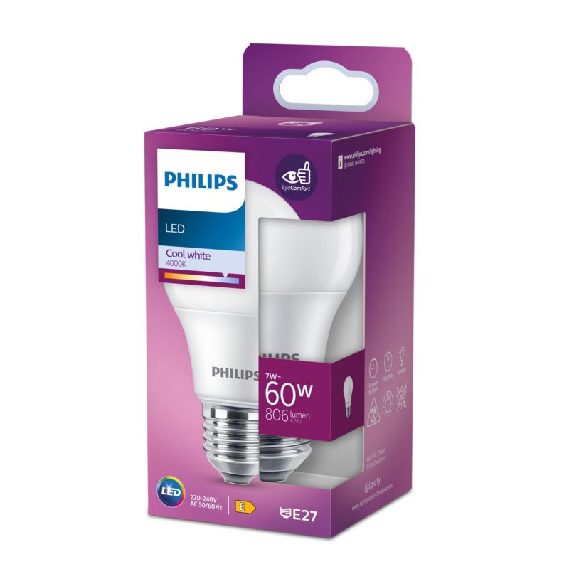 LED-pære A60 E27 806 lm 4000 K