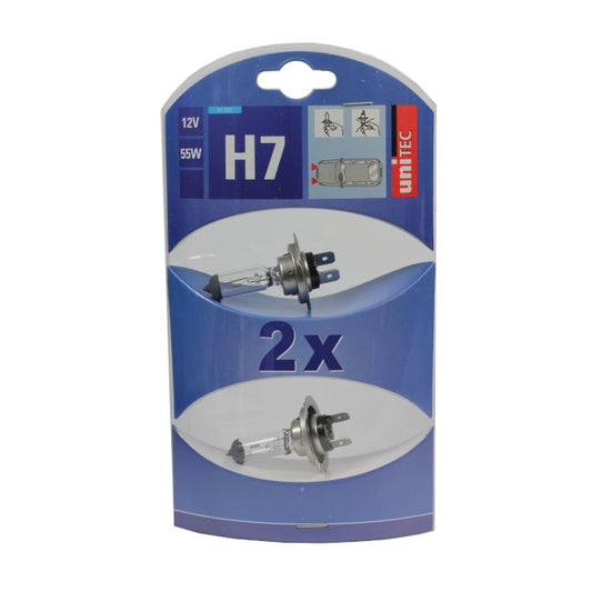 Unitec H7 77839 halogenpære, 2 stk.