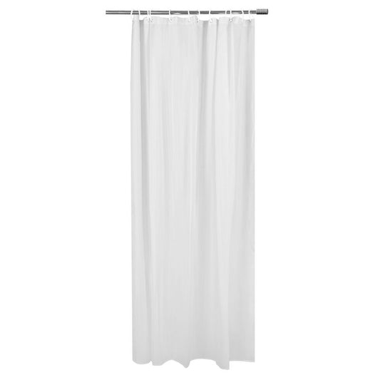 Sepio hvid bruseforhæng i polyester, 1 stk.