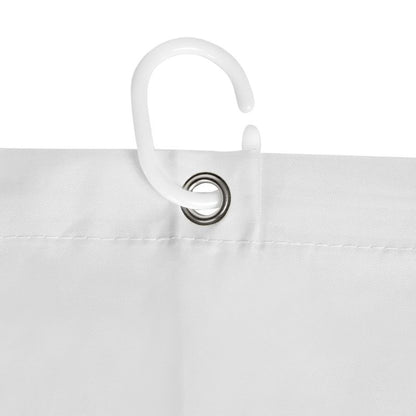 Sepio hvid bruseforhæng i polyester, 1 stk.