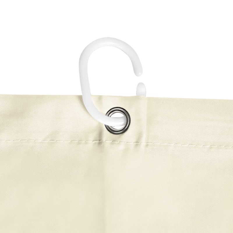 Sepio ecru bruseforhæng i polyester, 1 stk.