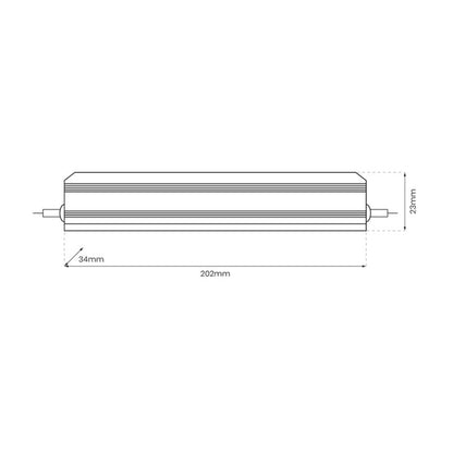 LED-strømforsyning 30 W IP67