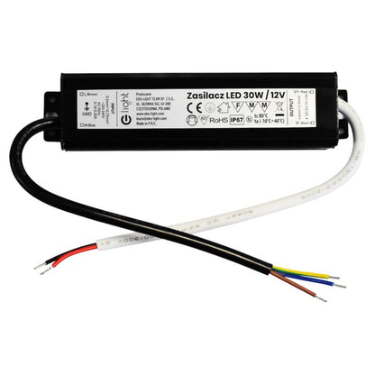 LED-strømforsyning 30 W IP67