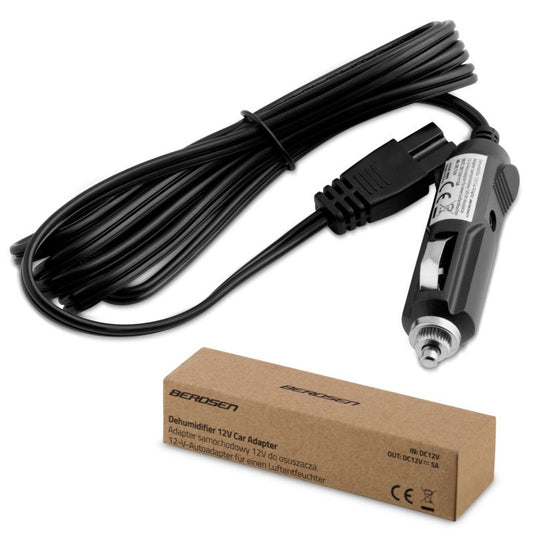 Berdsen biladapter til affugter 12 V, 1 stk.