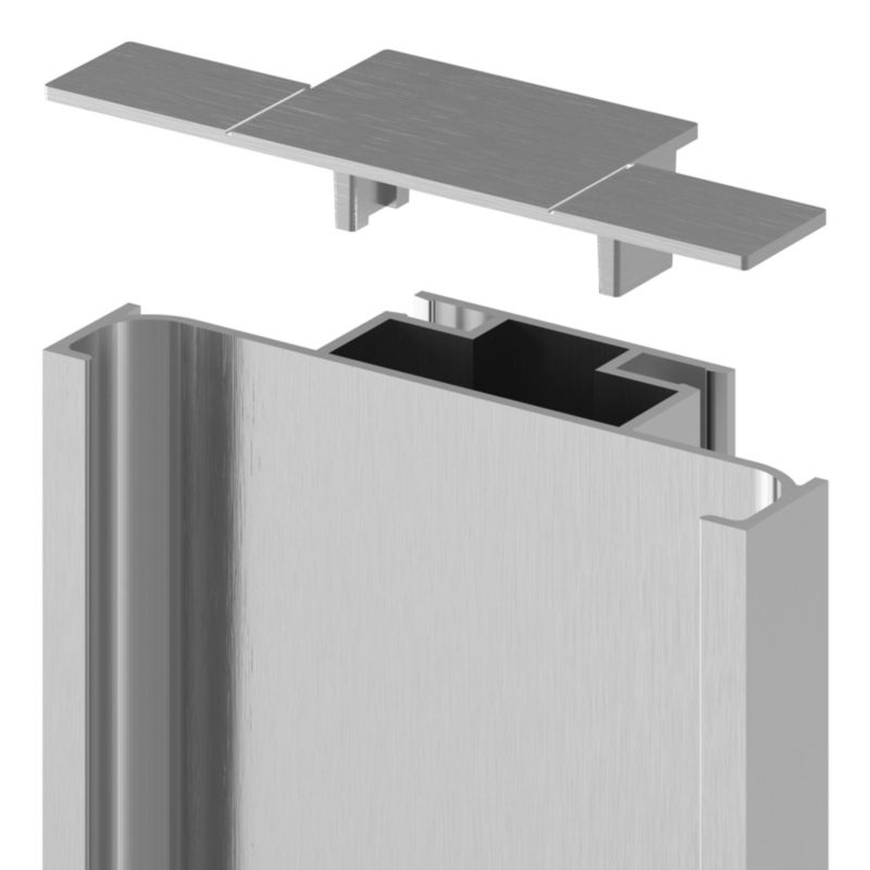 Endestykke til lodret list Innovo GoodHome inox