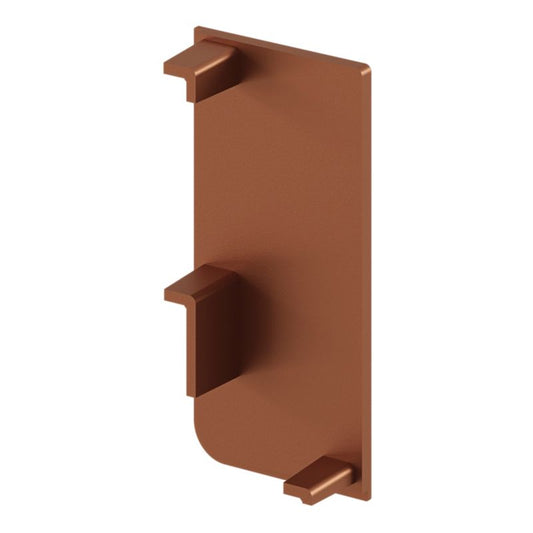 Endestykke til underbordliste GoodHome Innovo satin kobber