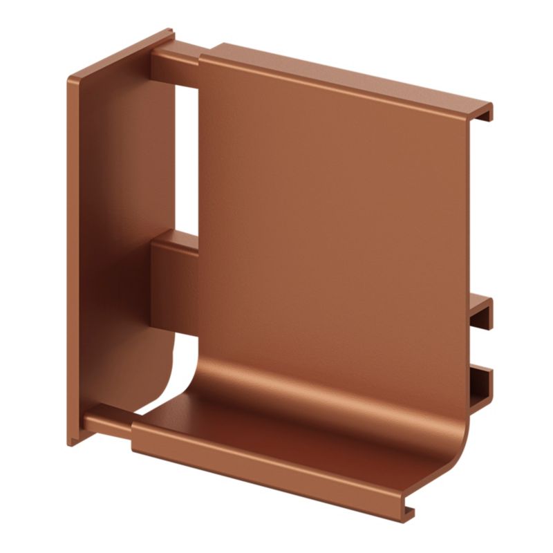 Endestykke til underbordliste GoodHome Innovo satin kobber