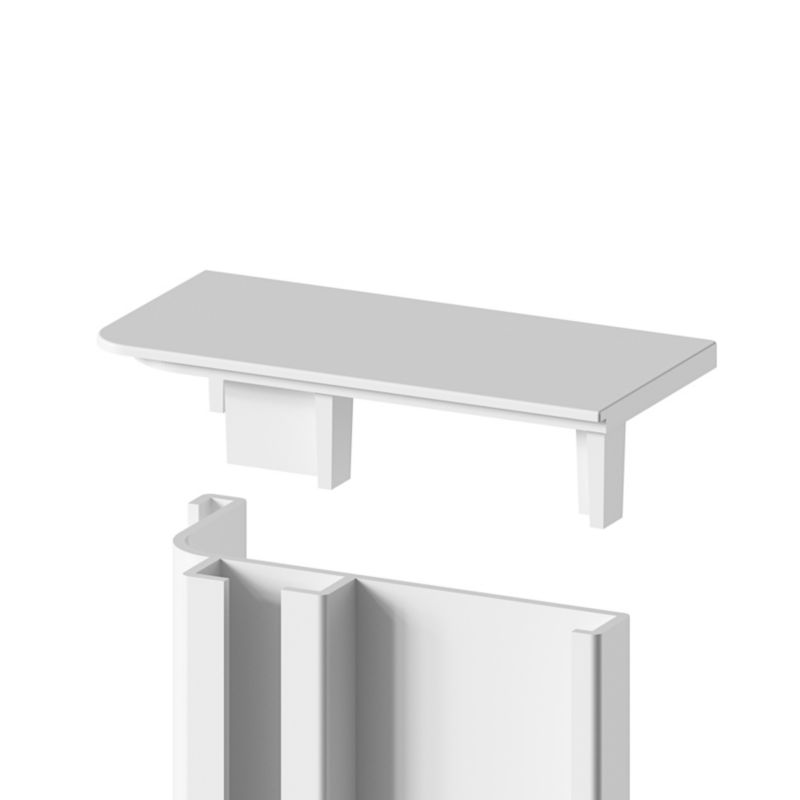 Indvendig afslutningsprop til underbordliste GoodHome Innovo hvid