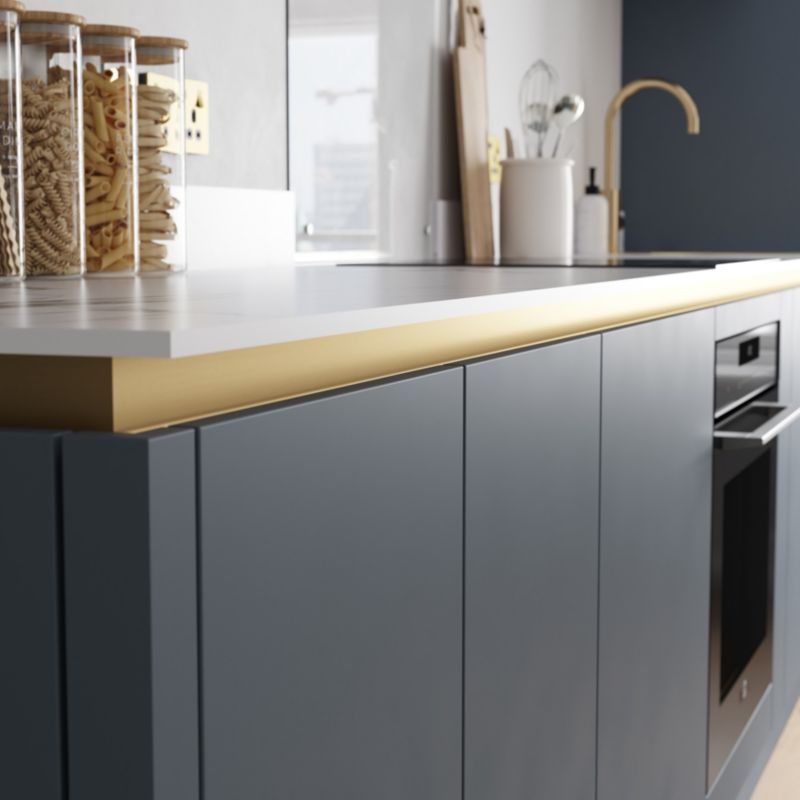 Indvendig afslutningsprop til underbordliste GoodHome Innovo i messing