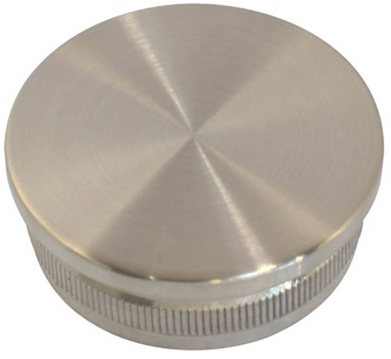 Flad endekappe Shop Line Q42,4 4 mm i rustfrit stål