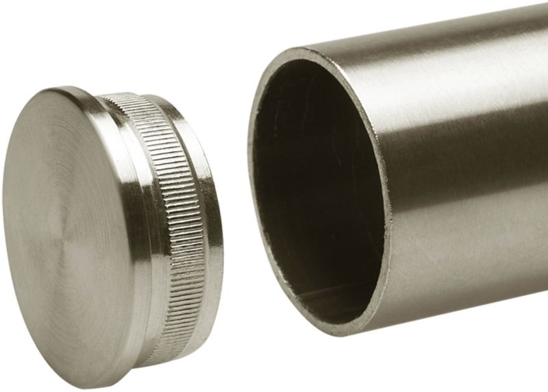 Flad endekappe Shop Line Q42,4 4 mm i rustfrit stål