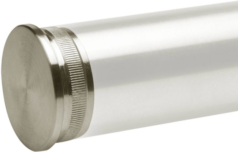 Flad endekappe Shop Line Q42,4 4 mm i rustfrit stål
