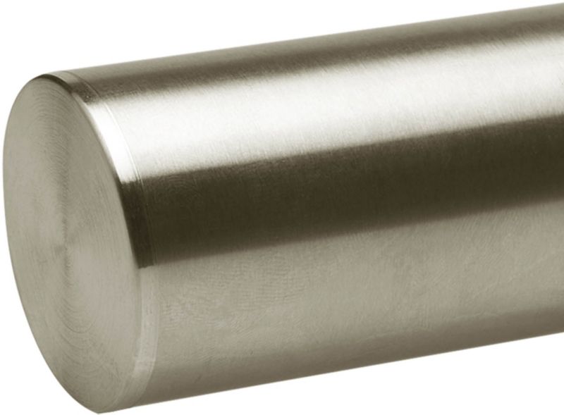 Flad endekappe Shop Line Q42,4 4 mm i rustfrit stål