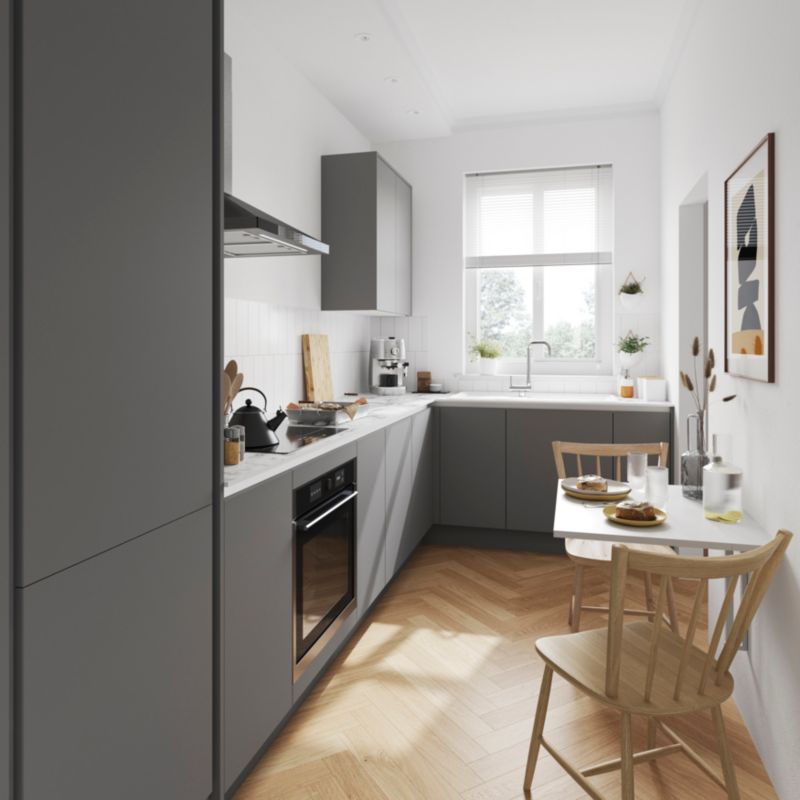 GoodHome Innovo indvendig skuffeafdækning i hvid, 2 stk.