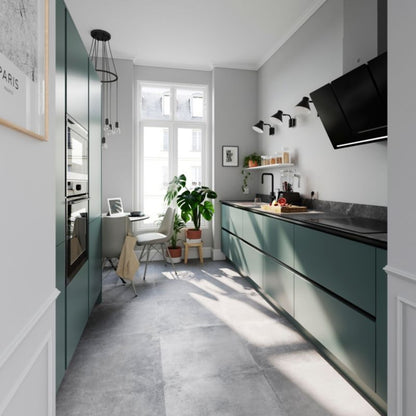 Indvendig skuffelåg til GoodHome Innovo i mat-sort
