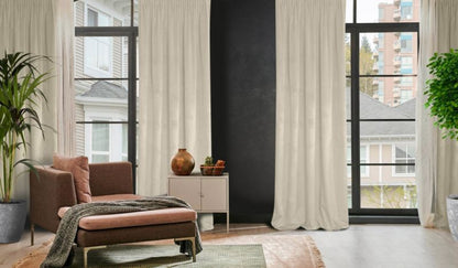 Rosa gardin 135 x 300 cm beige