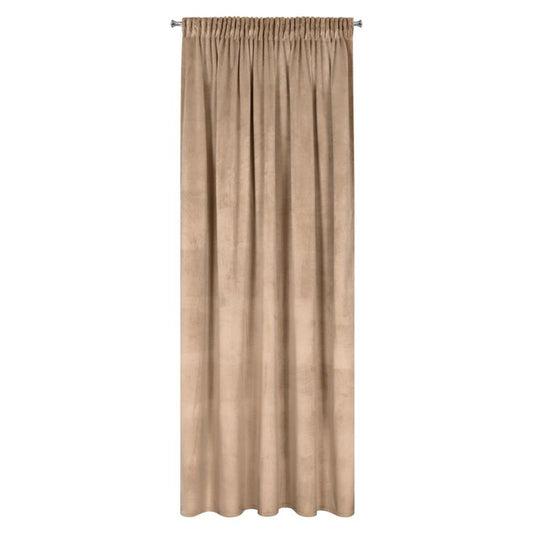 Gardina Rosa 135 x 300 cm i mørk beige