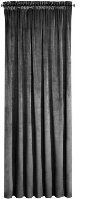 Gardinstof Rosa 135 x 300 cm sort