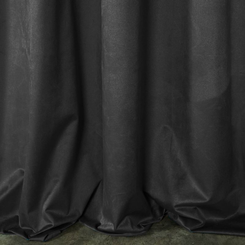 Gardinstof Rosa 135 x 300 cm sort