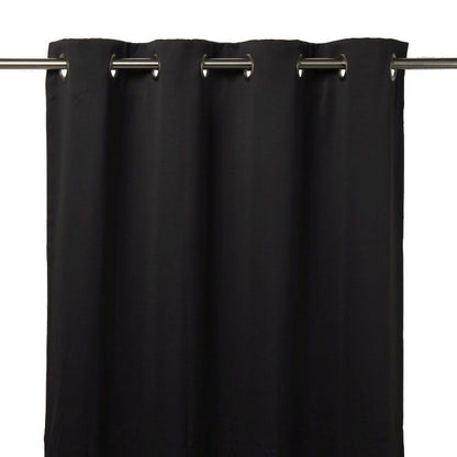GoodHome Vestris mørklægningsgardin 140 x 260 cm sort
