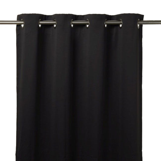 GoodHome Vestris mørklægningsgardin 140 x 260 cm sort