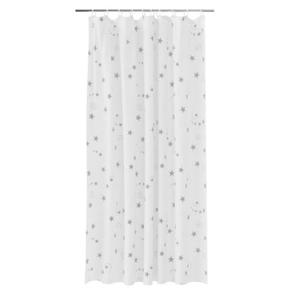 GoodHome Drawa bruseforhæng 180 x 200 cm hvid/sølv
