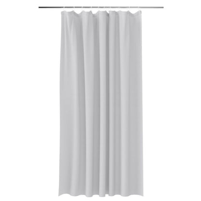 Brusebadsforhæng 180 x 200 cm Grå Vandafvisende Polyester