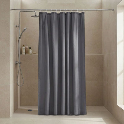 Bruseforhæng 180 x 200 cm Antracit Vandafvisende Polyester