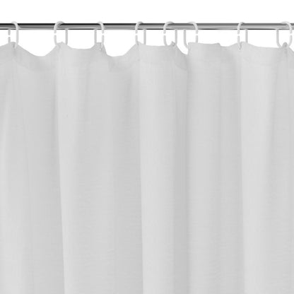 Bruseforhæng 180 x 200 cm Hvid Vandafvisende Polyester