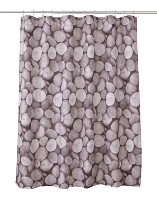 Bruseforhæng 180x200 cm Stengrå Polyester Vandafvisende