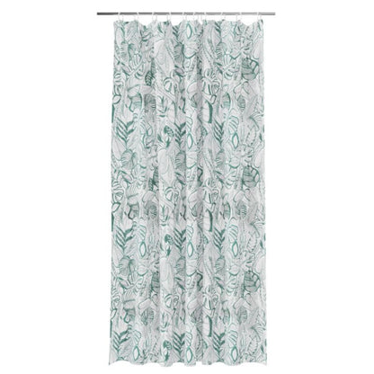 Bruseforhæng 180 x 200 cm Grønne Blade Vandafvisende Polyester