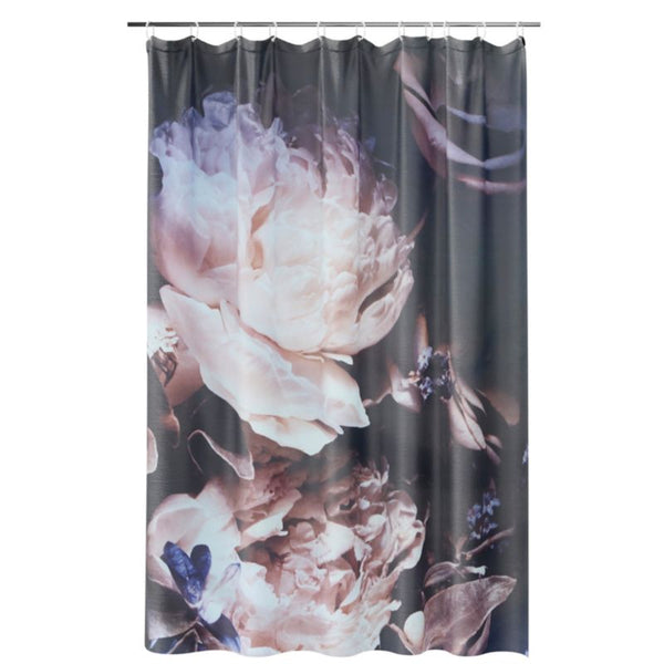 Bruseforhæng 180 x 200 cm Blomster Vandafvisende Polyester