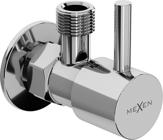 Mexen R1 vinkelformet ventil i krom, 1 stk.