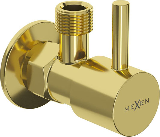 Mexen R1 vinkelformet ventil i guld, 1 stk.