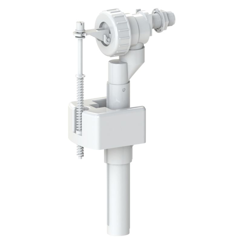 Toiletfyldningsventil ZN2 3/8" Side Tilslutning ABS Hvid 350/ZN2/110-00-T0