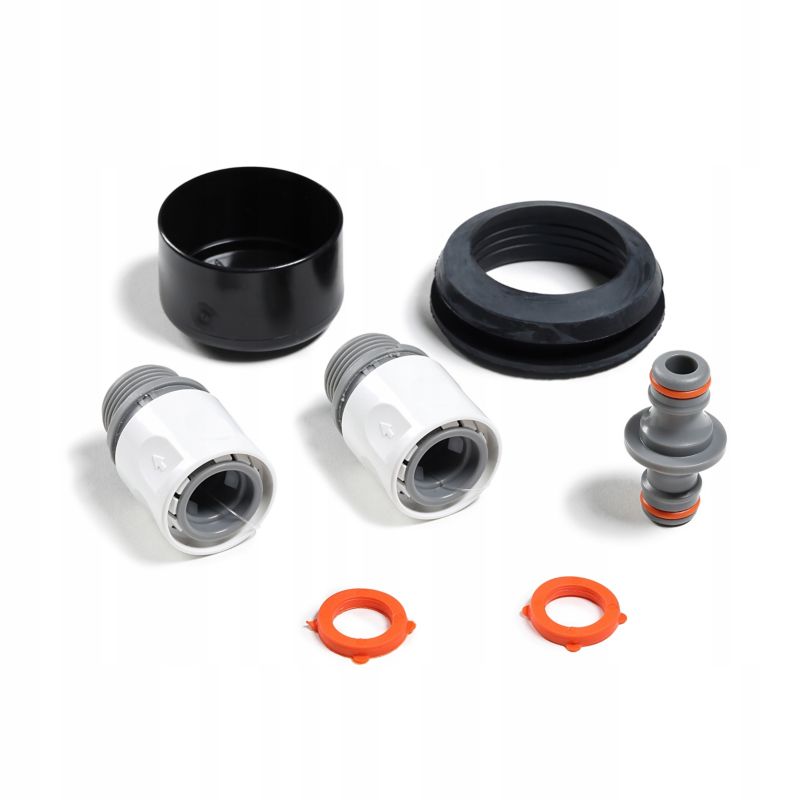 KADAX tilslutningsventil sæt til regnvandstank til horisontal montering