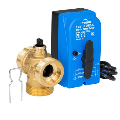 Trevejs Omskifterventil med Aktuator 5/4" CM-3D-032-F