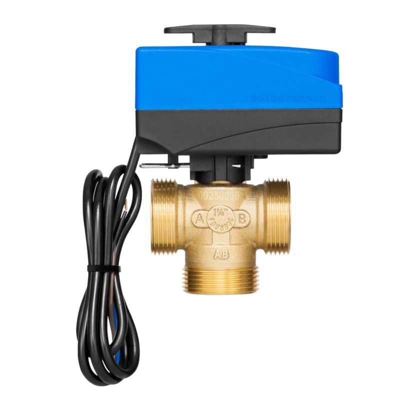 Trevejs Omskifterventil med Aktuator 5/4" CM-3D-032-F
