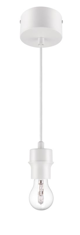 Lampeophæng Klentony E27 Hvid 60-147 cm