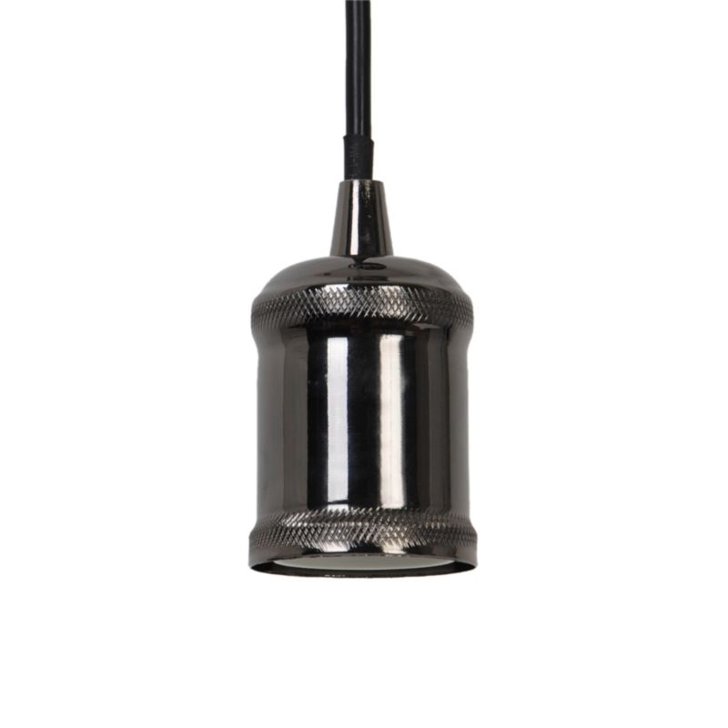 Lampeophæng Russo E27 Sort 114 cm