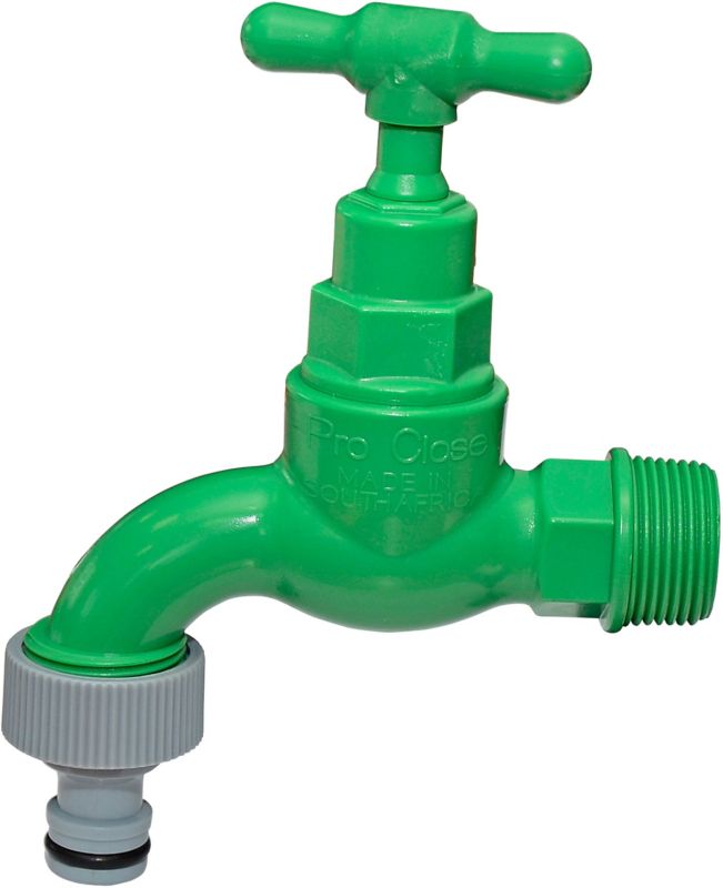 Plastik tappventil 3/4" x 3/4"