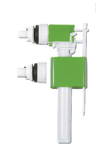 Påfyldningsventil 1/2" og 3/8" P-Flyder Plast