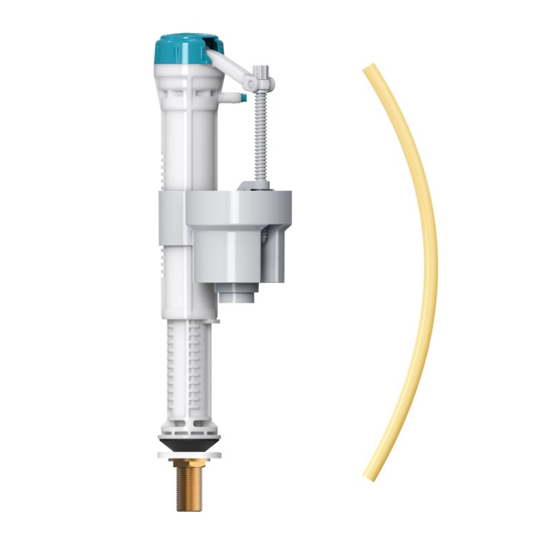 Toiletfyldeventil 1/2" Bundtilslutning Hvid 299 mm