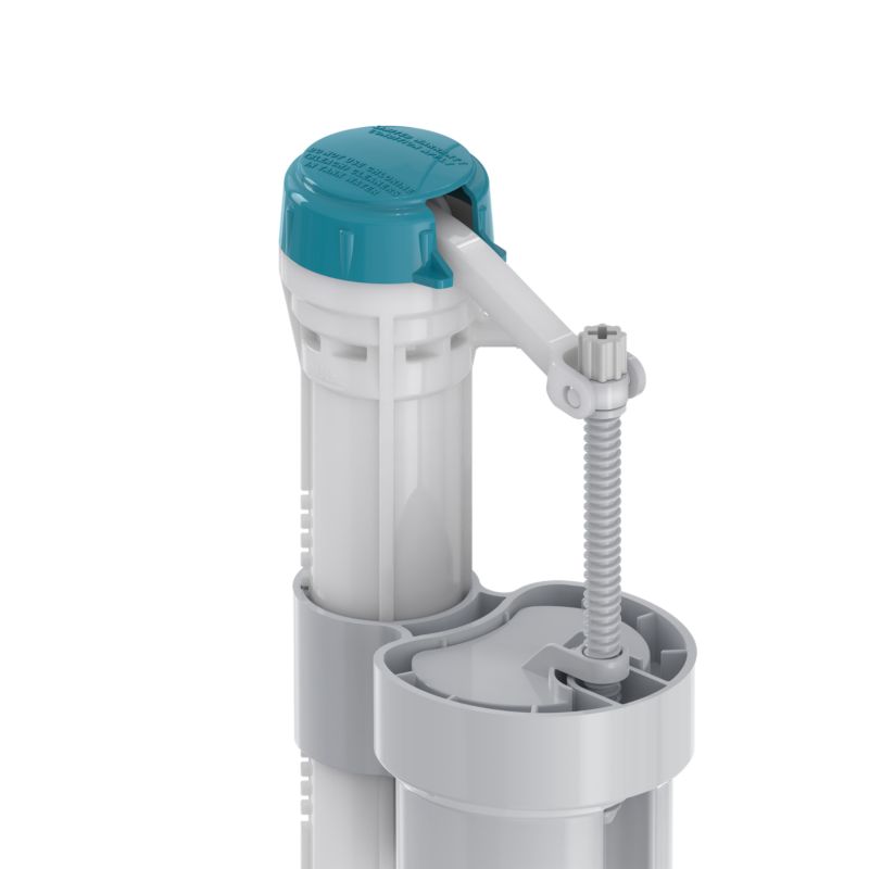 Toiletfyldeventil 1/2" Bundtilslutning Hvid 299 mm