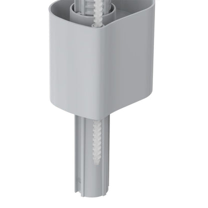 Sideindgangs påfyldningsventil 3/8" Hvid 23,2 cm